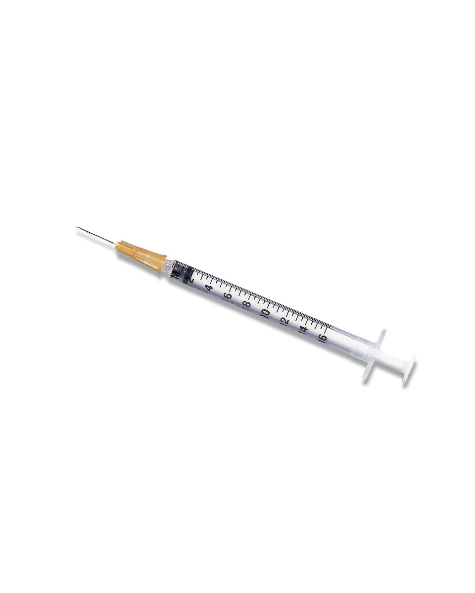 1cc Syringe With 25g X 5/8" Needle 1 1cc Syringe With 25g X 5/8" Needle