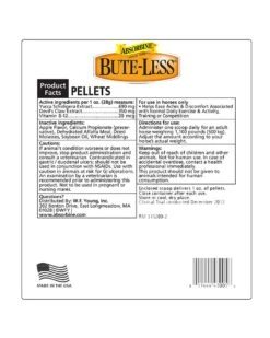 Absorbine Bute-Less Pellets -Horse Care Supplies Store Bute Less Pellets media 4