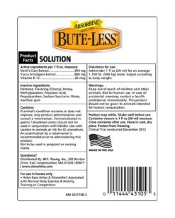 Absorbine Bute-Less Solution -Horse Care Supplies Store Bute Less Solution media 3