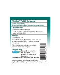 Farnam Cough Free Pellets 9 Farnam Cough Free Pellets -Horse Care Supplies Store Cough Free Pellets media 5