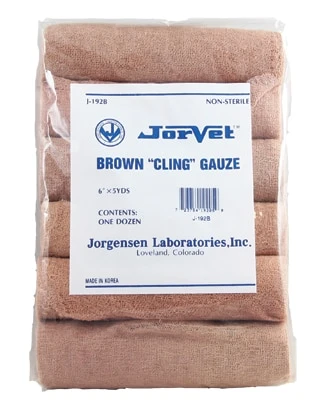 Brown Gauze Roll -6 In 1 Brown Gauze Roll -6 In