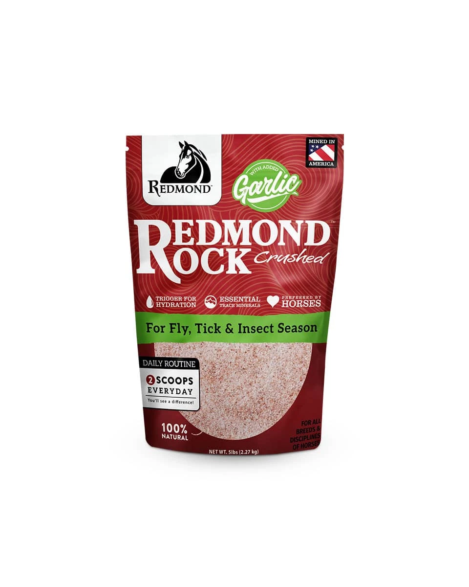 Redmond Rock Crushed Salt With Garlic 1 Redmond Rock Crushed Salt With Garlic