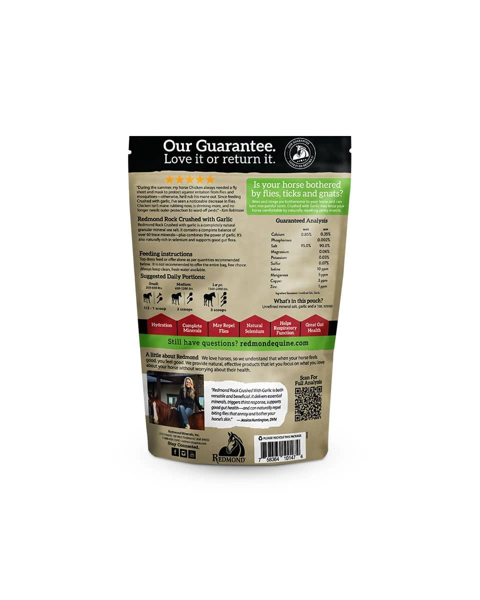 Redmond Rock Crushed Salt With Garlic 2 Redmond Rock Crushed Salt With Garlic - Image 2