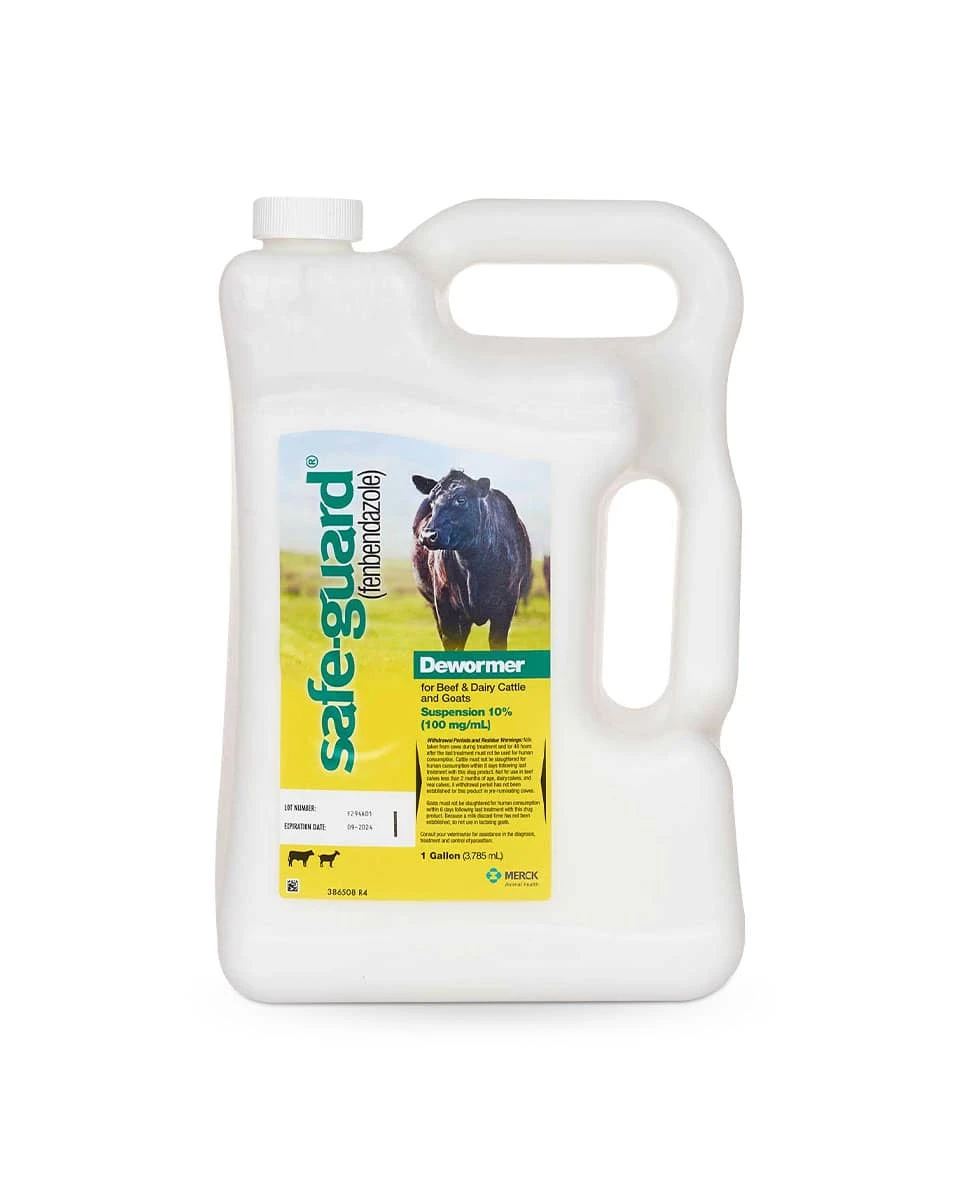 Safe-Guard Dewormer Suspension For Cattle & Goats- 1gal 1 Safe-Guard Dewormer Suspension For Cattle & Goats- 1gal