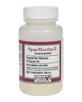 SparMectin- E 1% Liquid Ivermectin For Horses- 10mg/ml- 100ml - Ship Overnight Refrig. 1 SparMectin- E 1% Liquid Ivermectin For Horses- 10mg/ml- 100ml - Ship Overnight Refrig.