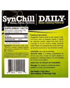 SynChill Daily Pellets -Horse Care Supplies Store SynChill Pellets media 3