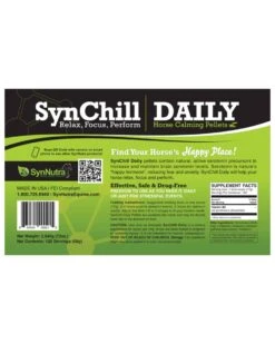 SynChill Daily Pellets -Horse Care Supplies Store SynChill Pellets media 4