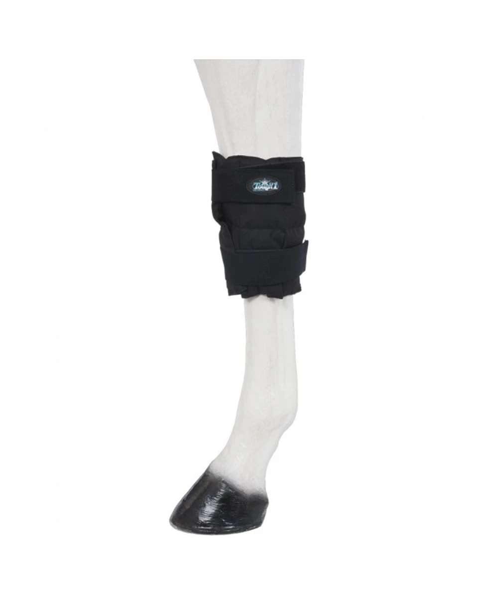 Tough-1 Ice Therapy Knee/Hock Wrap - Black 1 Tough-1 Ice Therapy Knee/Hock Wrap - Black